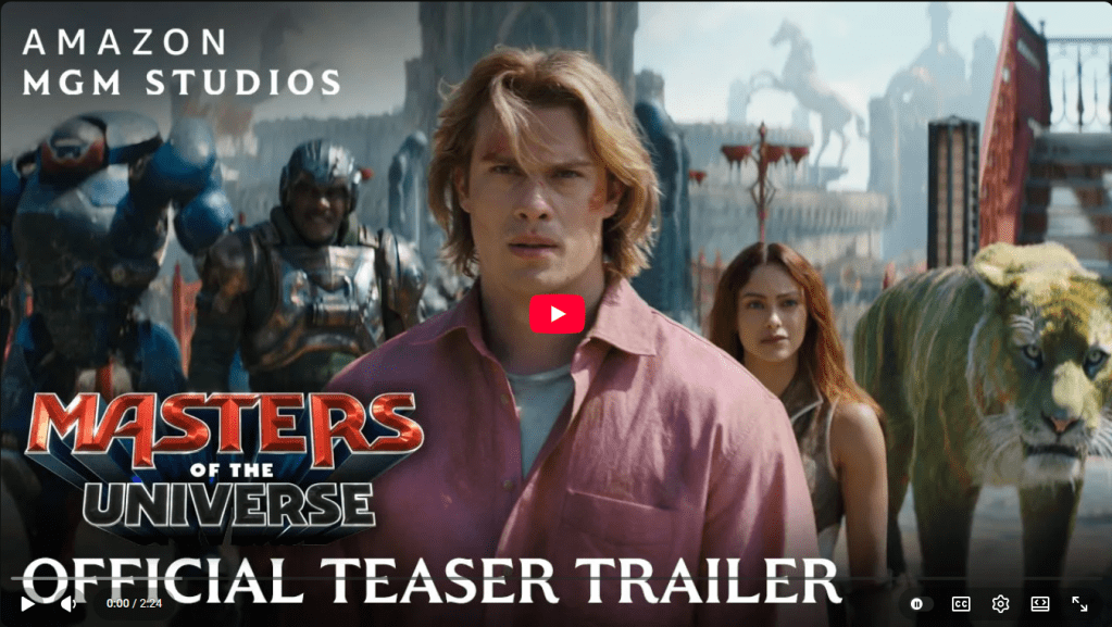 Masters of the Universe&nbsp;trailer